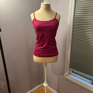 White House Black Market Fuchsia Spaghetti Strap Tank